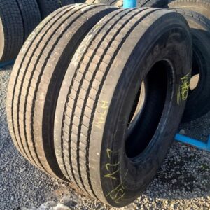 2szt. Opony Przód 295/80R22.5 PIRELLI FR01 TRIATHLON XL 15-16mm (idT107)