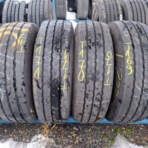 4szt. Opona Ciężarowa 245/70R19.5 Goodyear KMAX T 11mm NACZEPA (idT169)