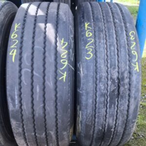 2szt. opony ciężarowe 385/65R22.5 KUMHO KLA11, NACZEPA 11-12mm (idK623)