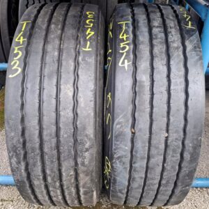 2szt. Opony ciężarowe 385/65R22.5 GITI GTR 955 NACZEPA 15mm 2024r (idT453)