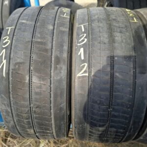 2szt. Opony 385/55R22.5 Bridgestone ECOPIA H-STEER 002, 8-9mm (idT311)