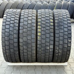 315/80R22.5 GOODYEAR 10-11mm 2021/22r KOMPLET NAPĘD CIĘŻAROWE TYŁ (TK579A)